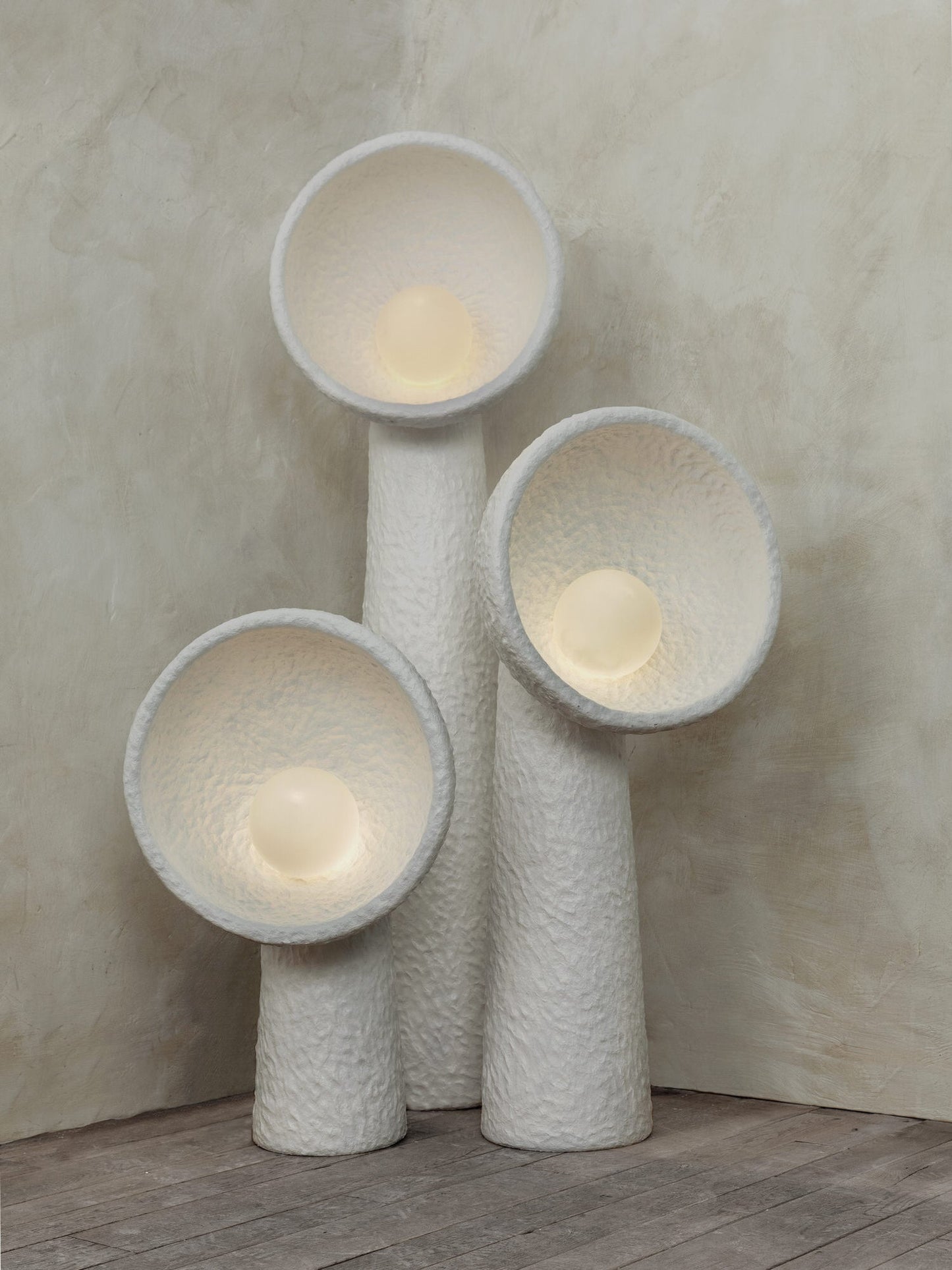 Soniah Floor Lamp LED White Indoor Lighting 60cm