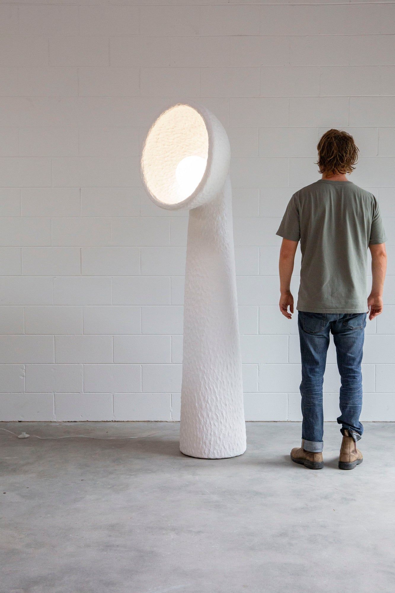 Soniah Floor Lamp LED White Indoor Lighting 60cm