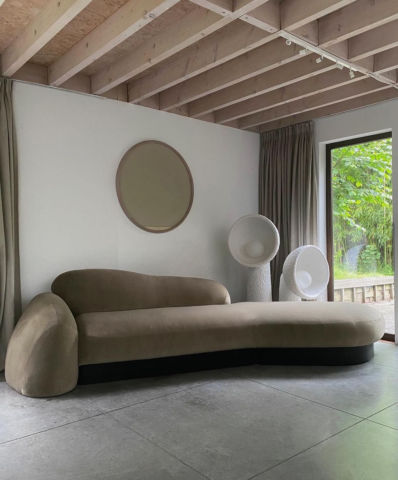 Soniah Floor Lamp LED White Indoor Lighting 60cm