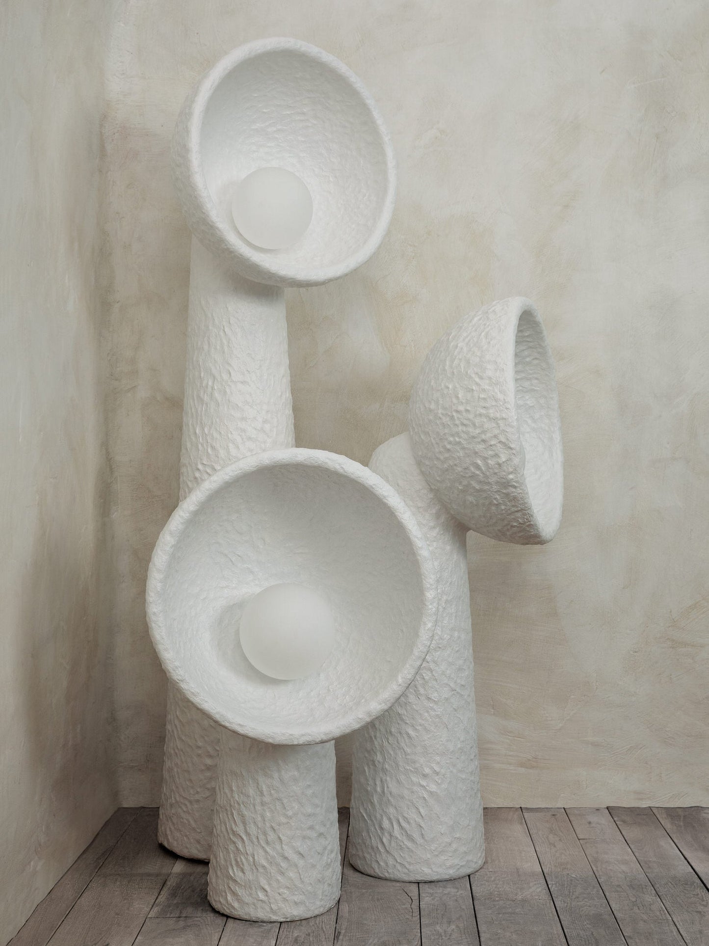 Soniah Floor Lamp LED White Indoor Lighting 60cm