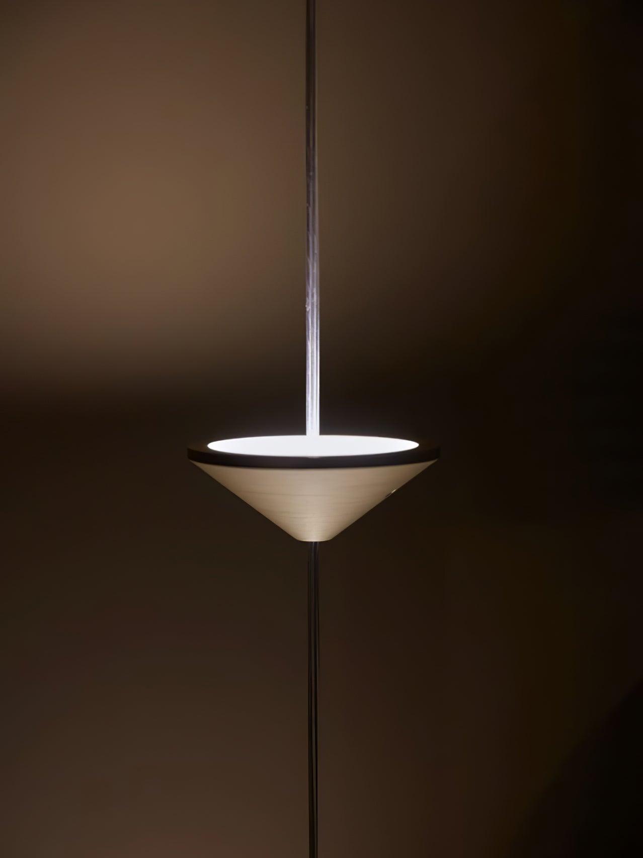 Soreluna Floor Lamp with Adjustable LED Shades Black Gold