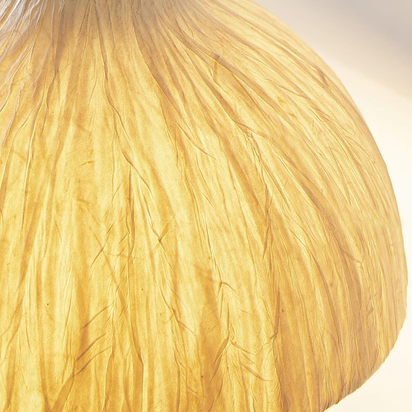Soren Wall Lamp - Handmade White Rice Paper Shade, Walnut Wood