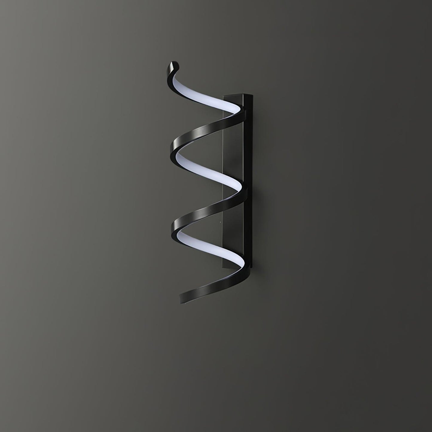 Spiral Wall Light Modern Brass LED Dimmable Indoor Set of 2