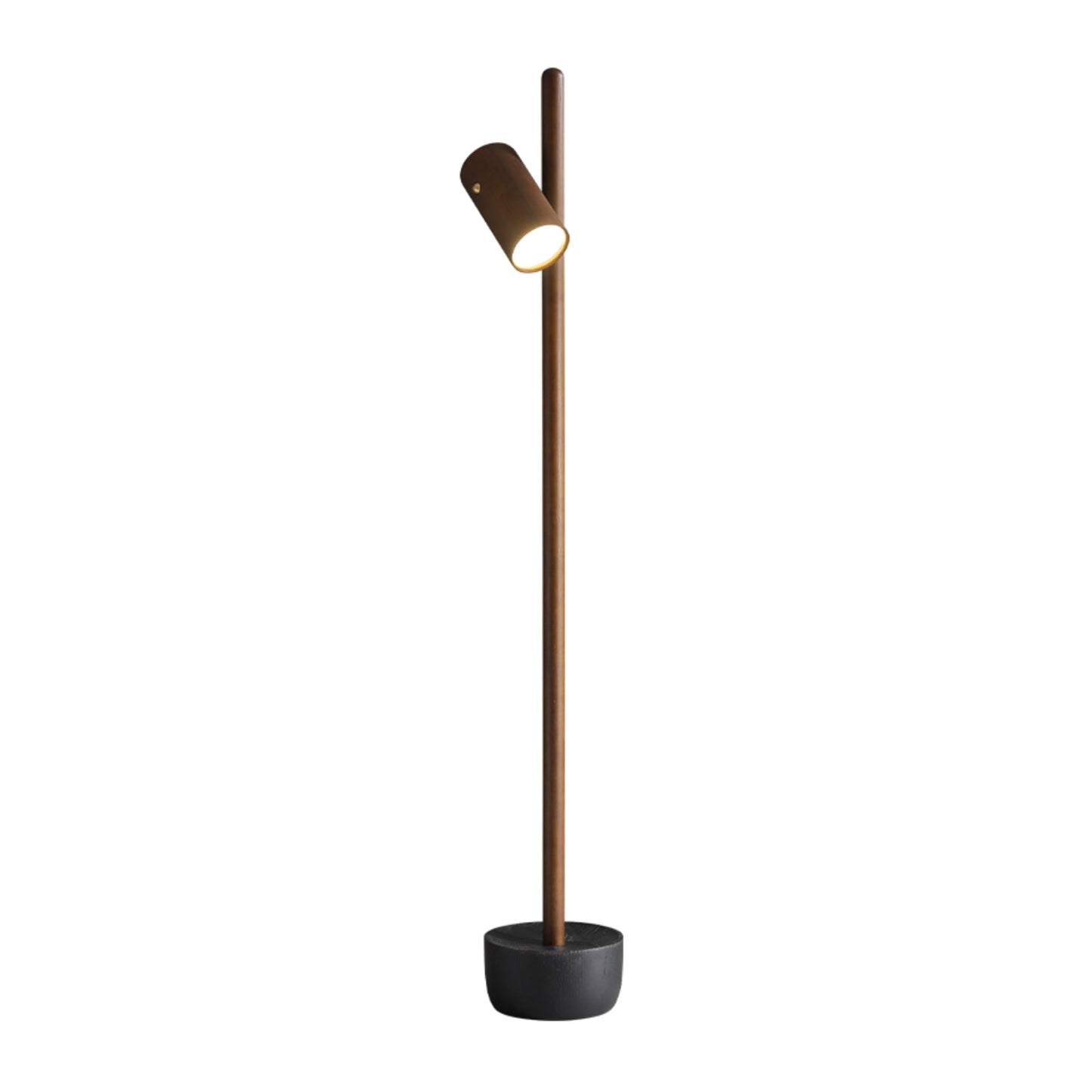 Spotlight Wood Floor Lamp - Adjustable LED Modern Design