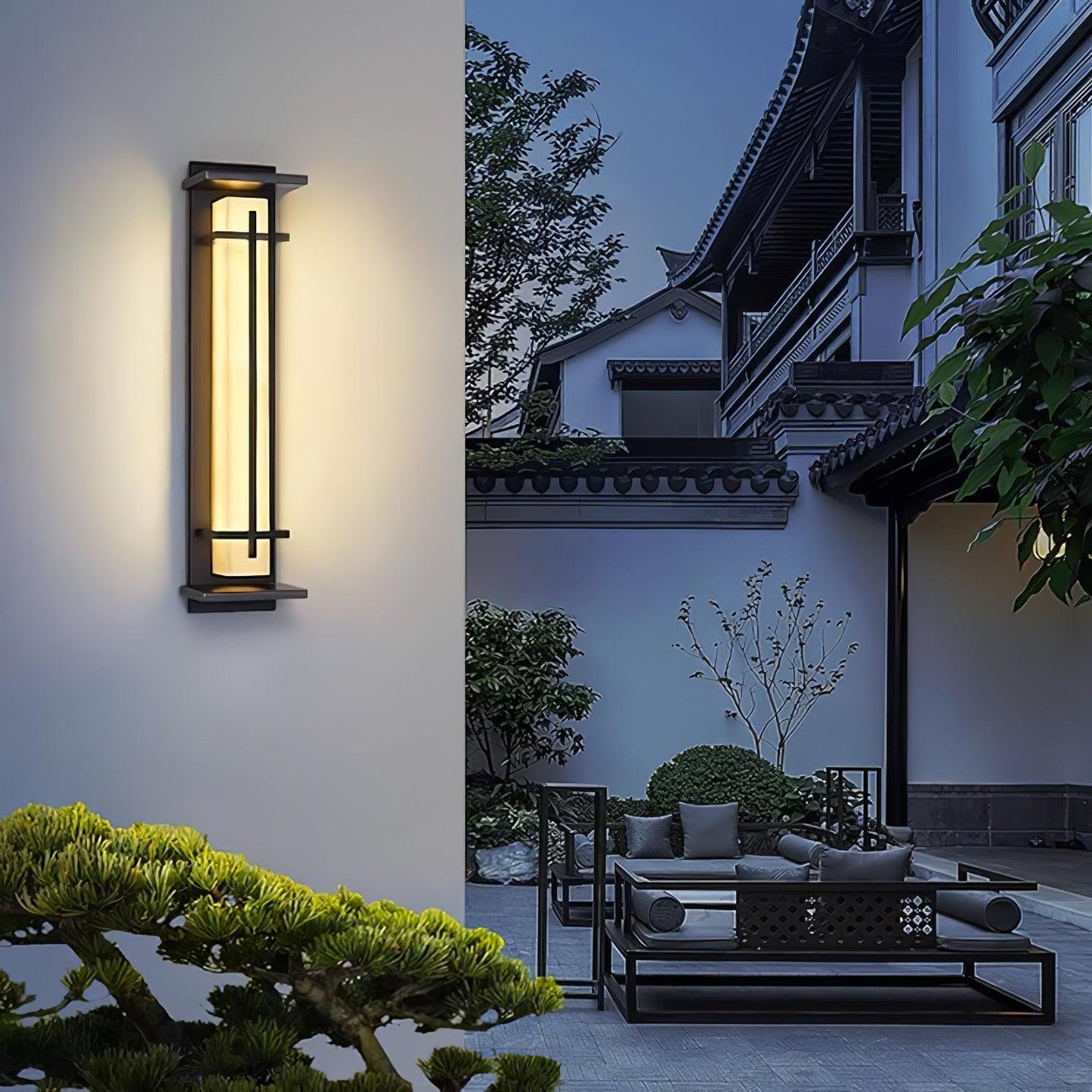 Square Outdoor Wall Light - IP65 Waterproof LED Light