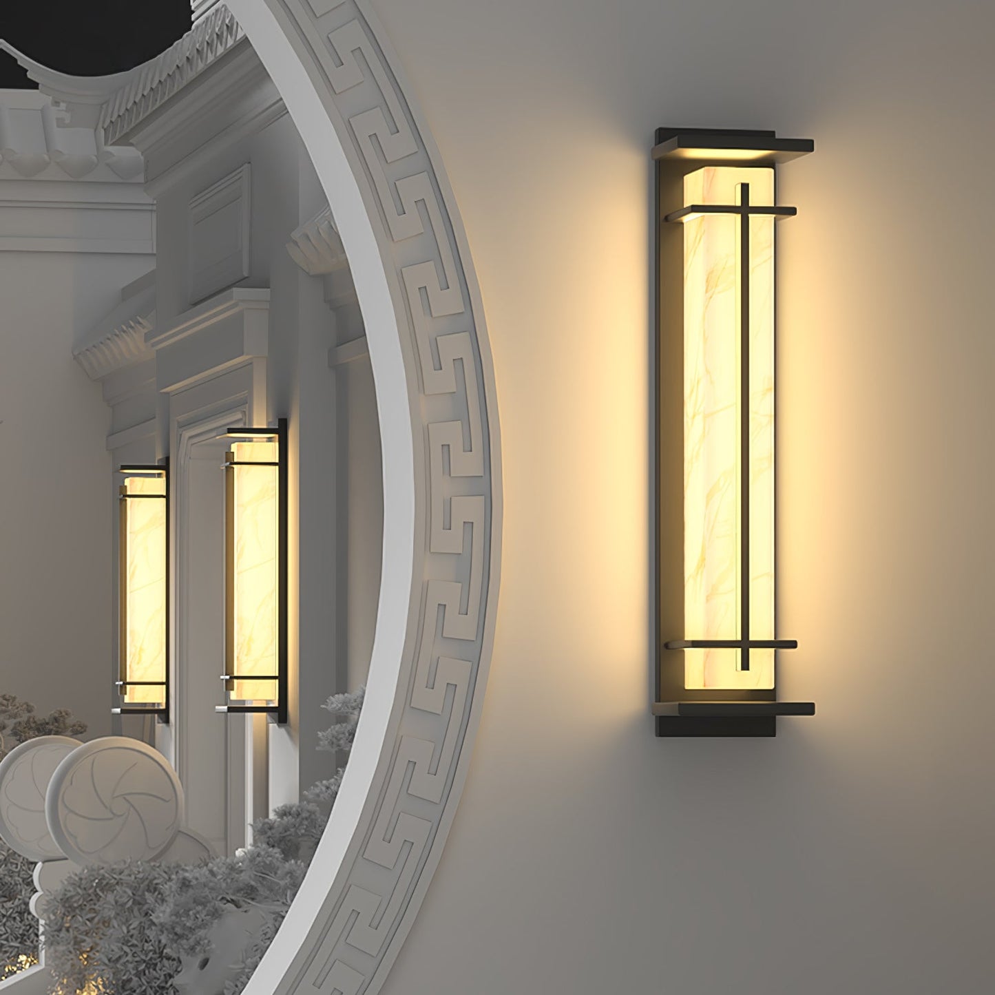 Square Outdoor Wall Light - IP65 Waterproof LED Light
