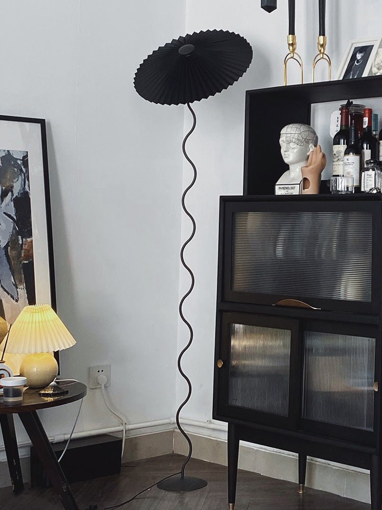 Squiggle Floor Lamp - LED Indoor Light - Stylish Wavy Design