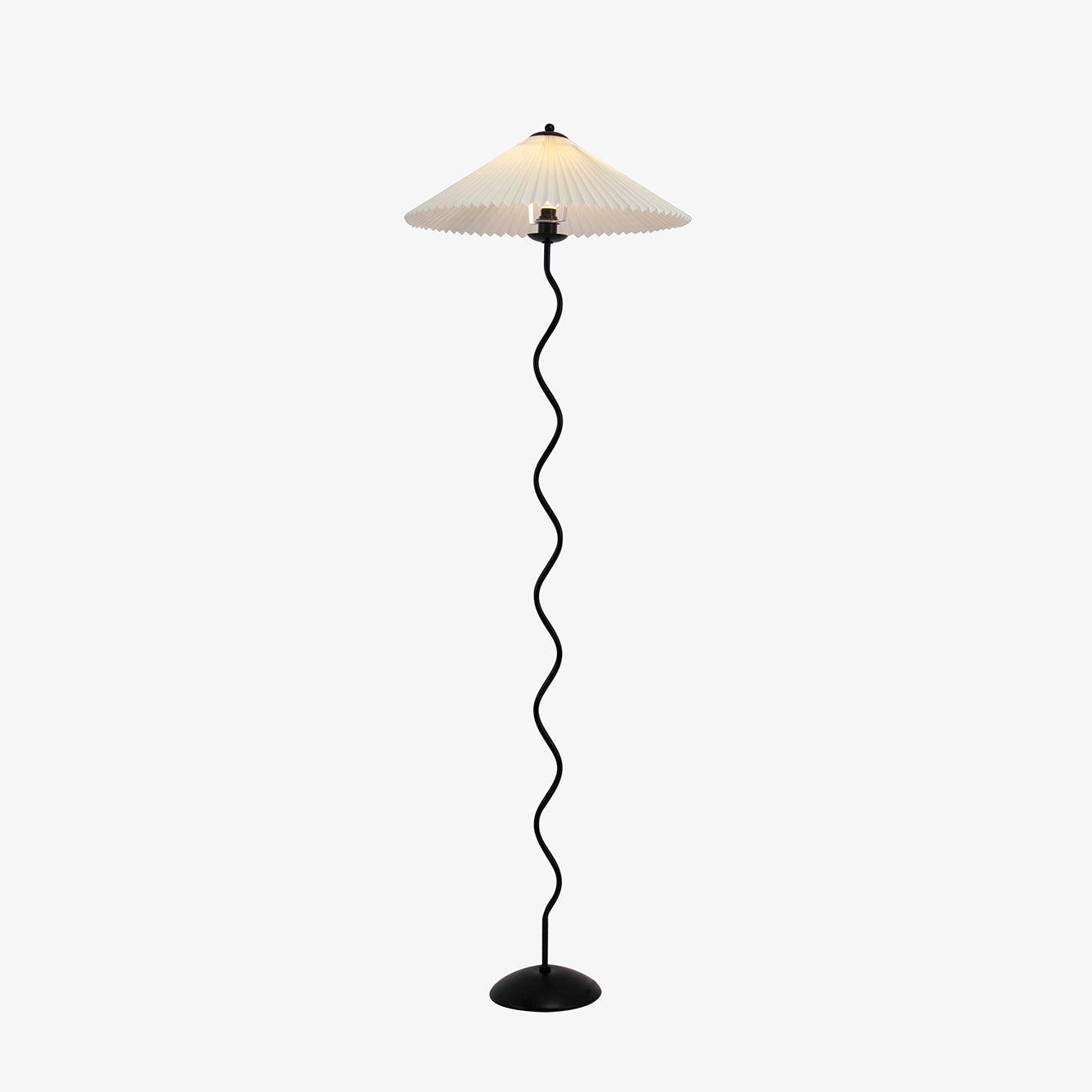 Squiggle Floor Lamp - LED Indoor Light - Stylish Wavy Design
