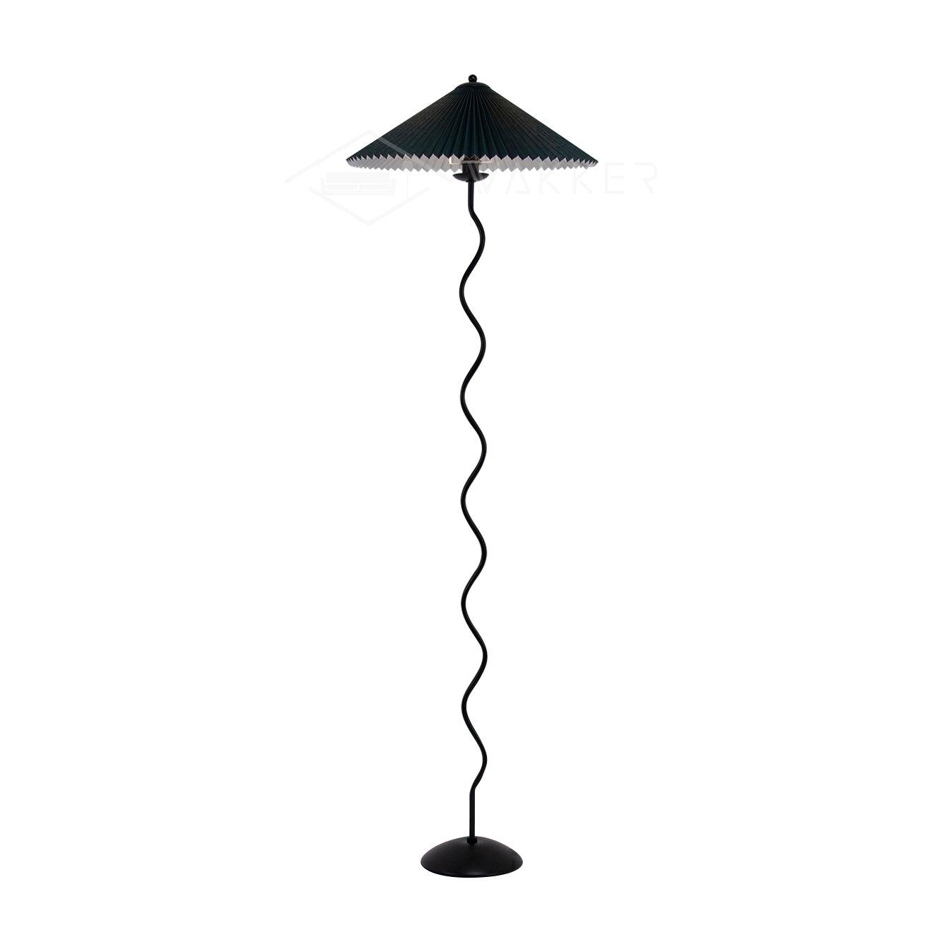 Squiggle Floor Lamp - LED Indoor Light - Stylish Wavy Design