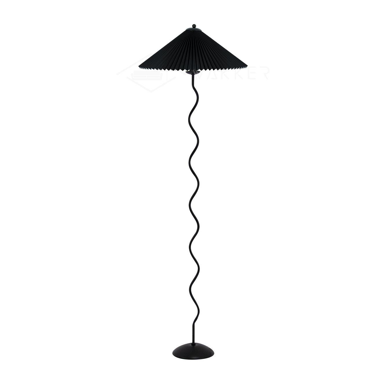 Squiggle Floor Lamp - LED Indoor Light - Stylish Wavy Design