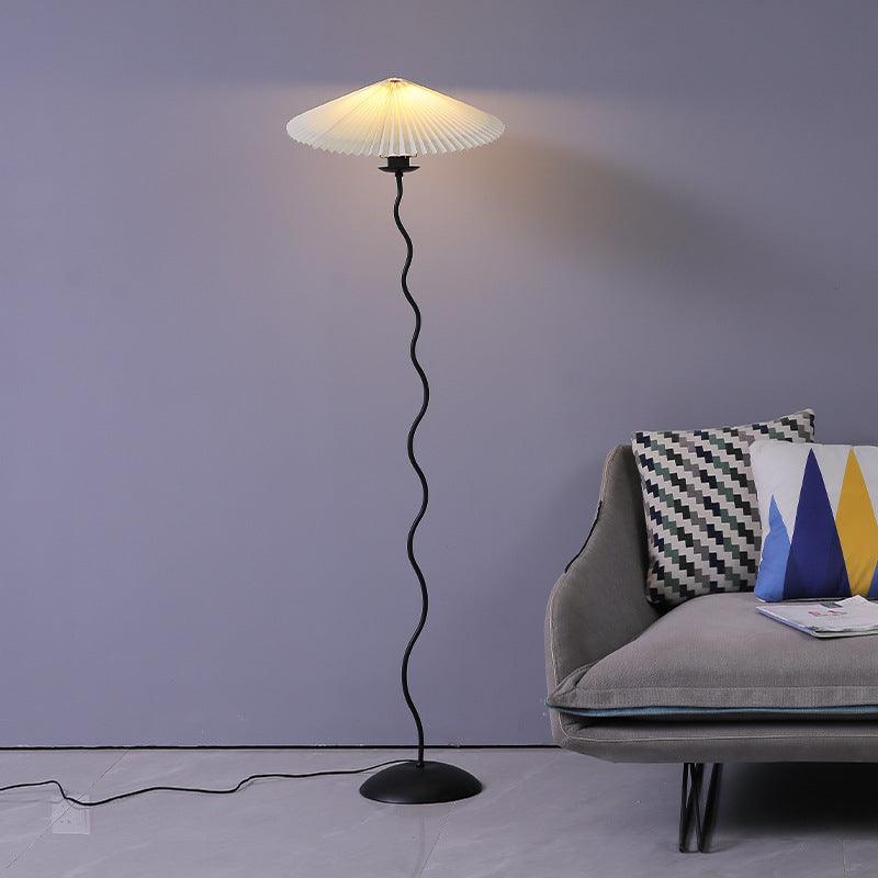 Squiggle Floor Lamp - LED Indoor Light - Stylish Wavy Design