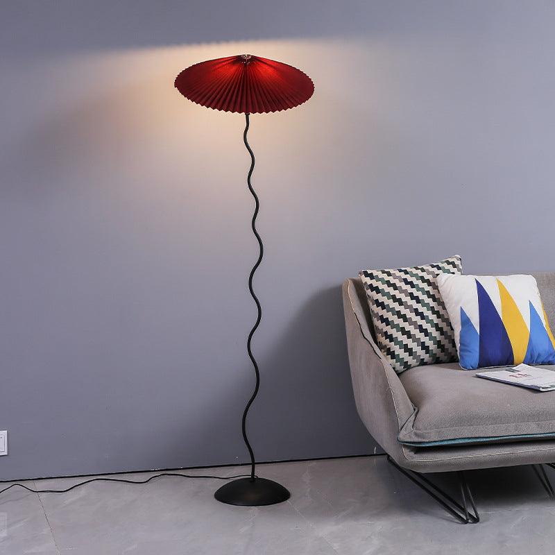 Squiggle Floor Lamp - LED Indoor Light - Stylish Wavy Design