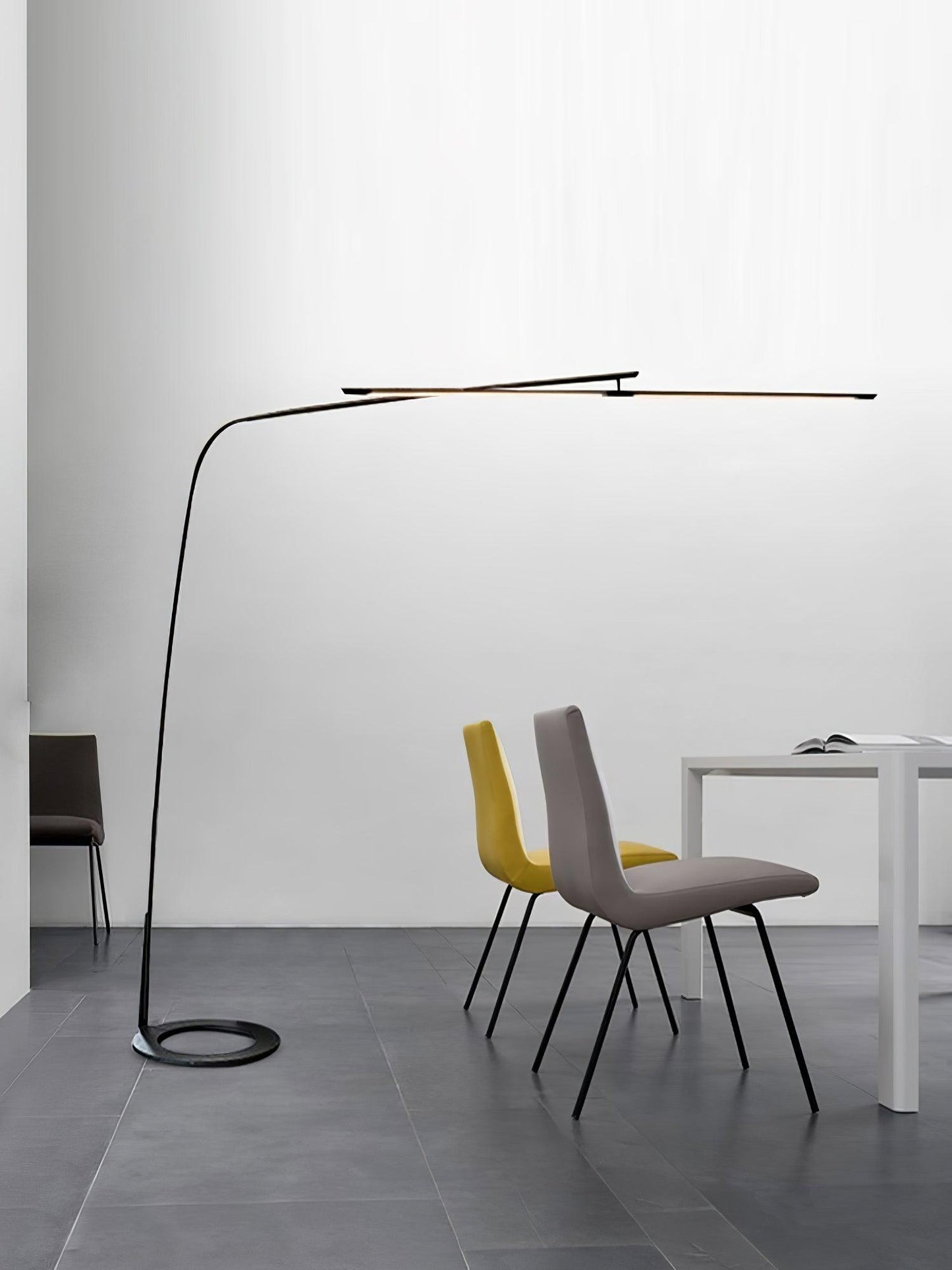 Stealth Floor Lamp - Modern LED Arc Lamp, Indoor Lighting