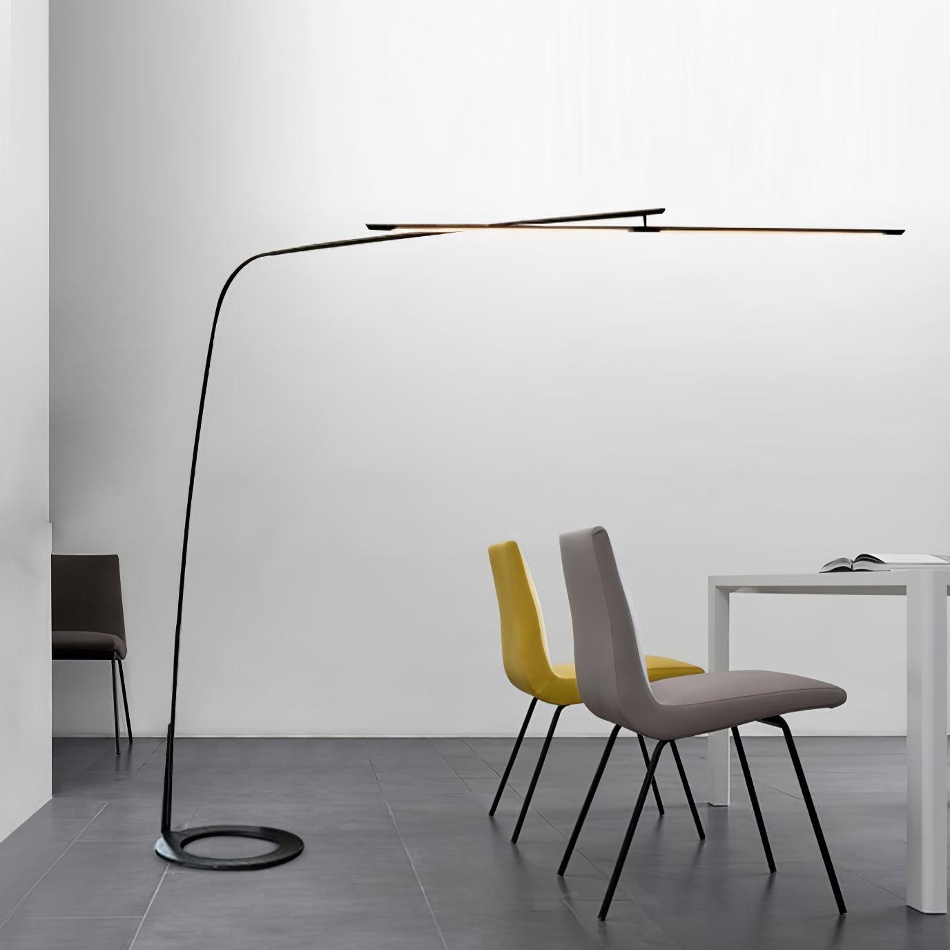 Stealth Floor Lamp - Modern LED Arc Lamp, Indoor Lighting
