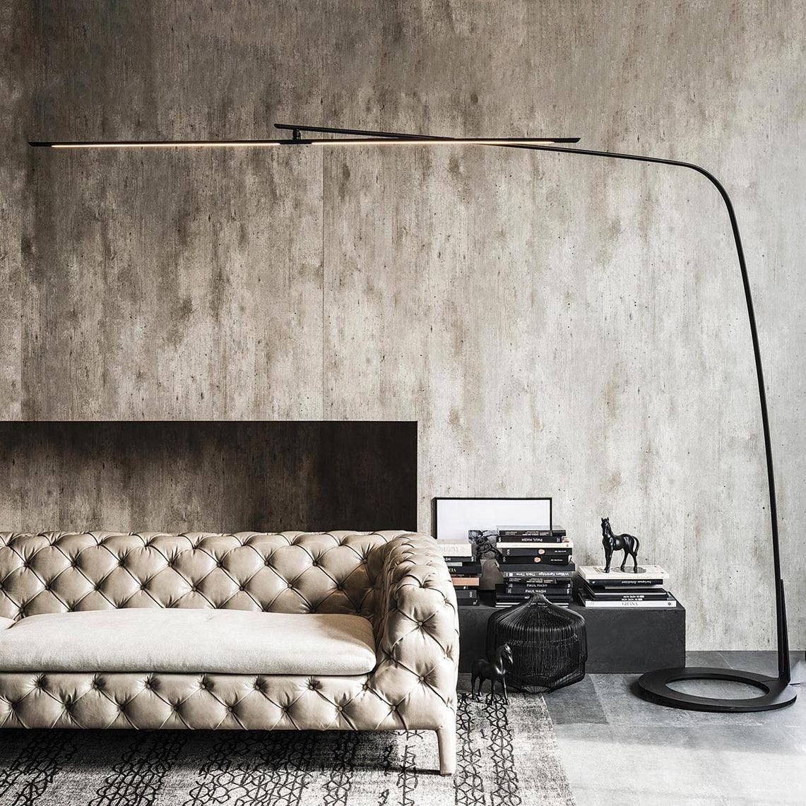 Stealth Floor Lamp - Modern LED Arc Lamp, Indoor Lighting