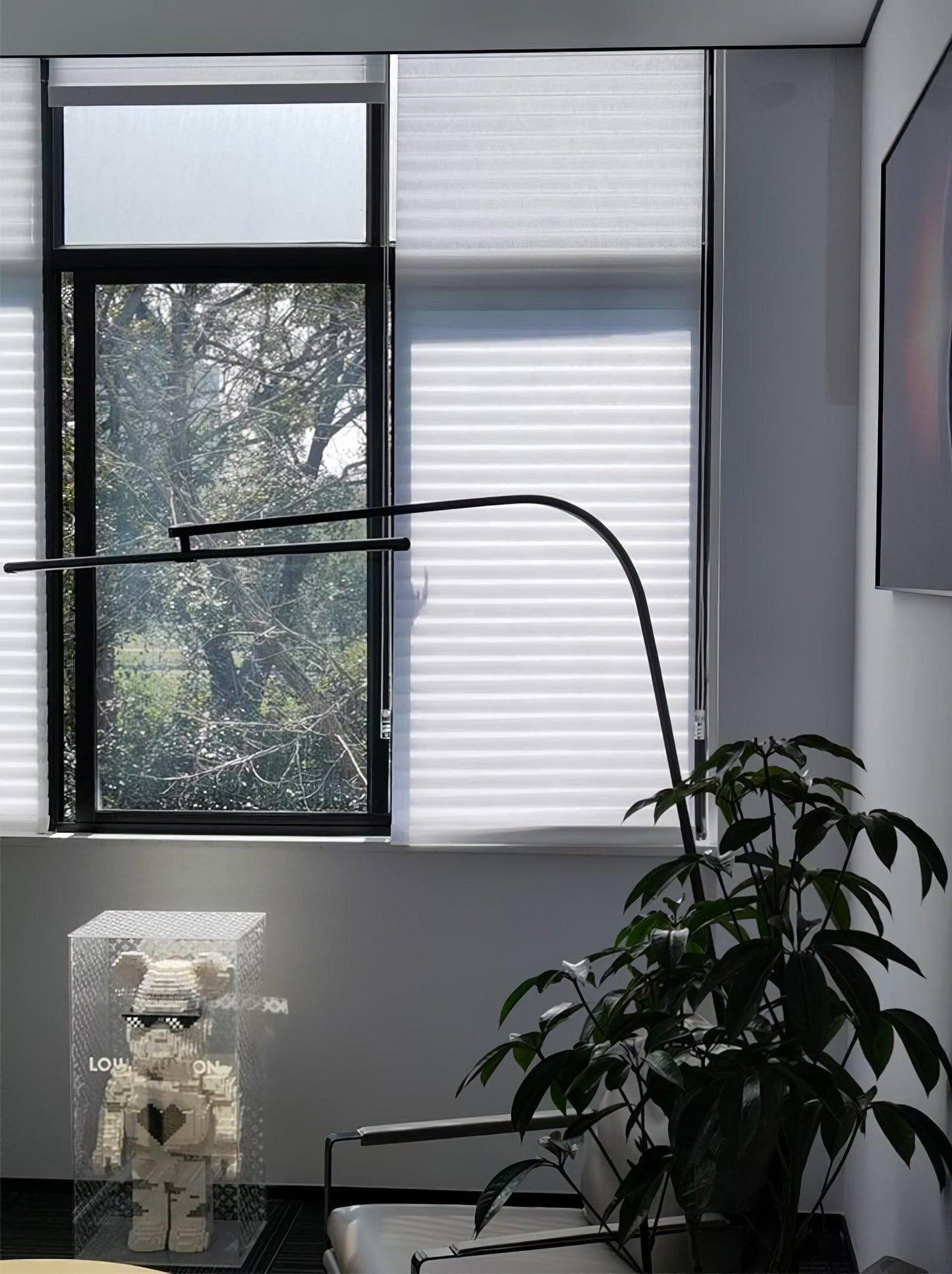Stealth Floor Lamp - Modern LED Arc Lamp, Indoor Lighting