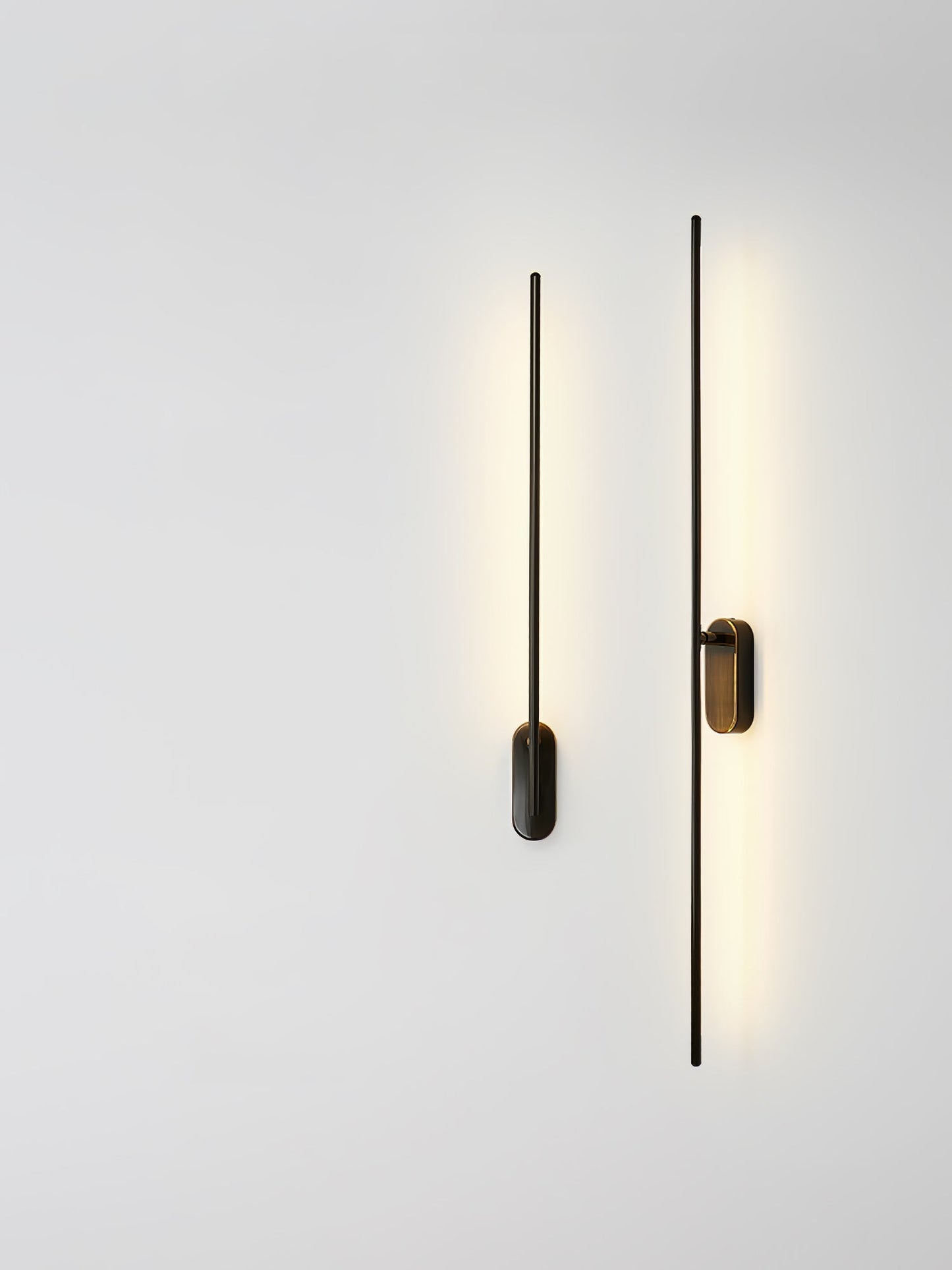 Stick Shaped Plug In Sconce with Integrated LED Lighting