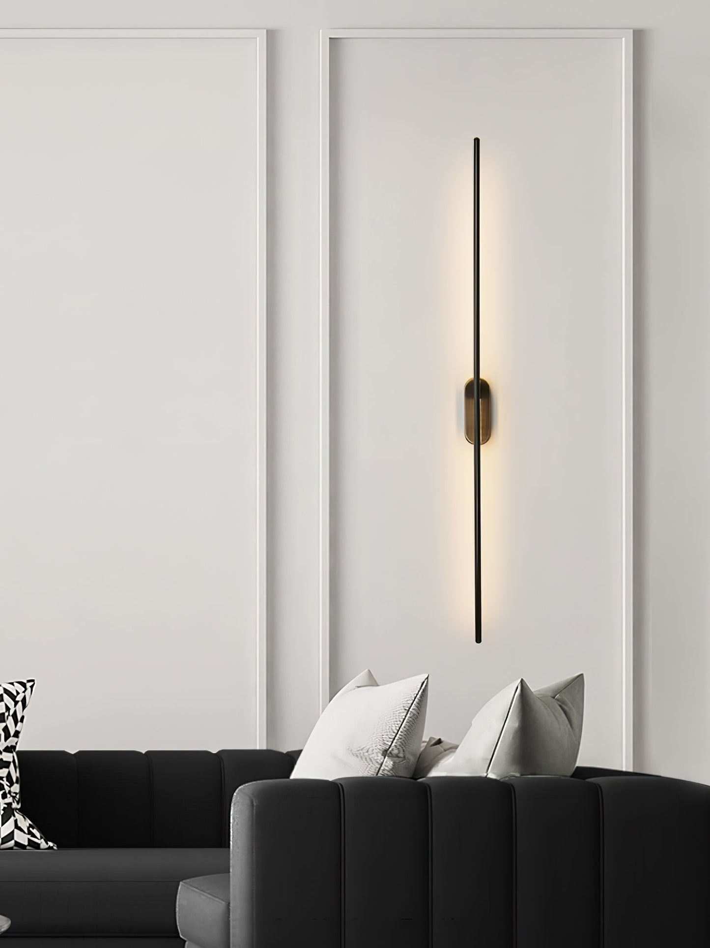 Stick Shaped Plug In Sconce with Integrated LED Lighting