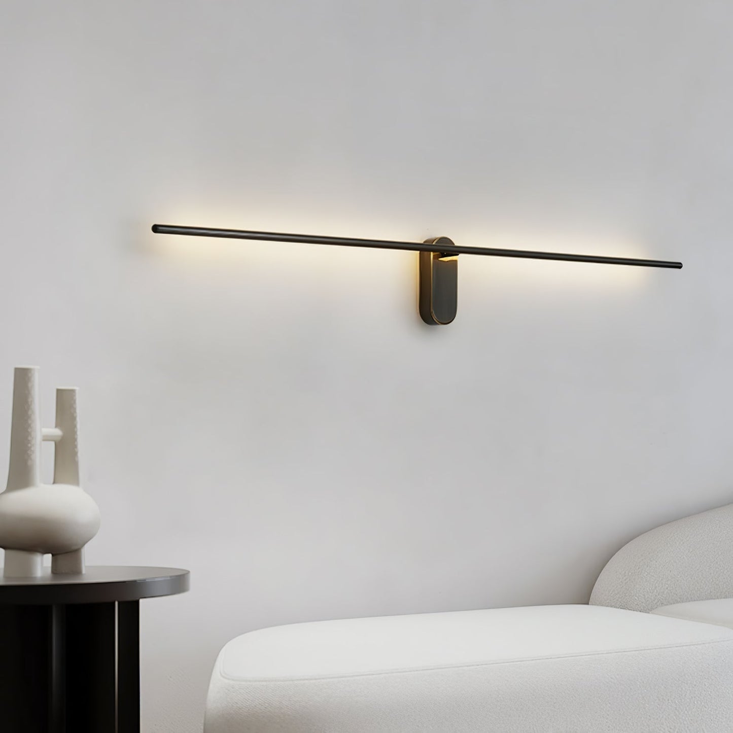 Stick Shaped Plug In Sconce with Integrated LED Lighting