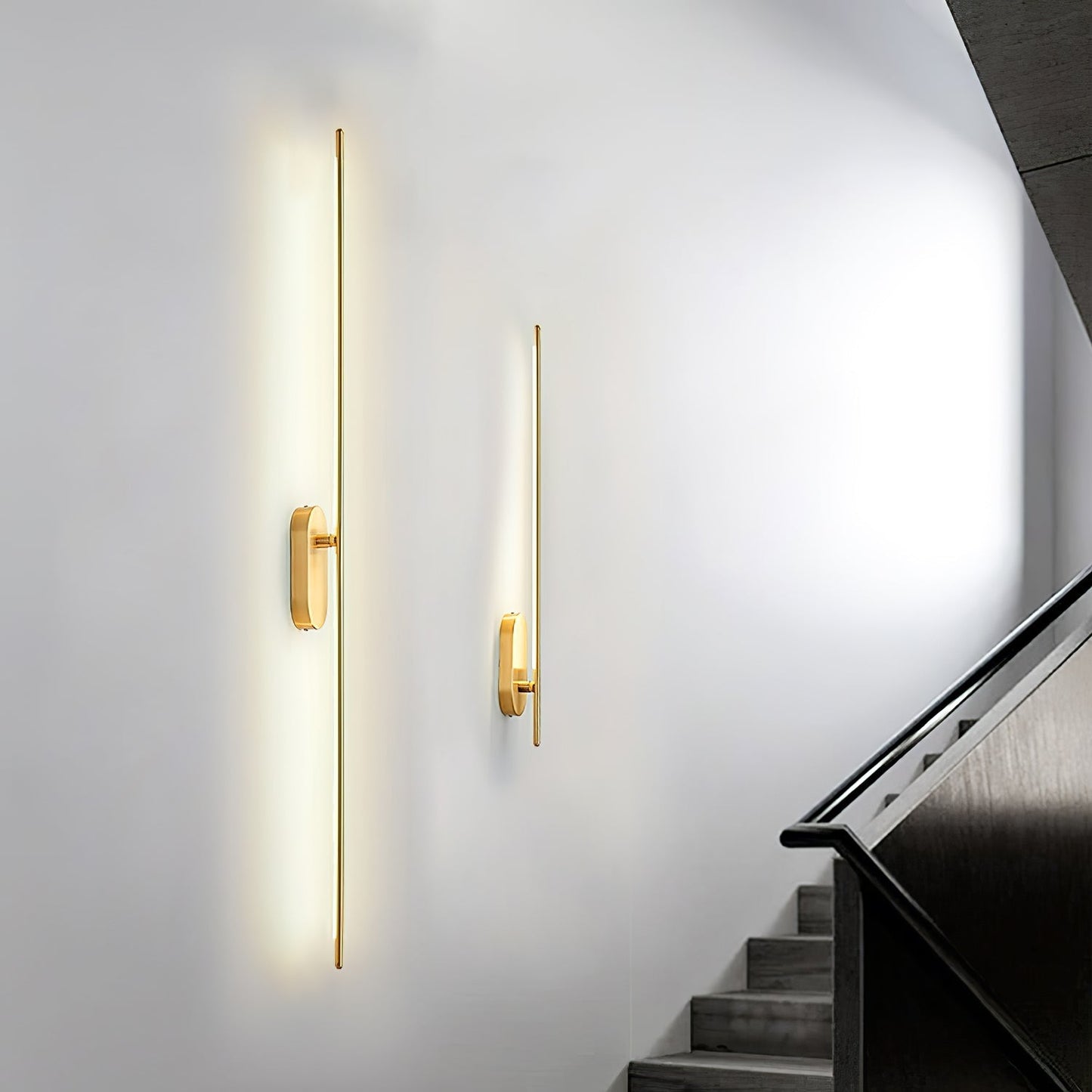 Stick Shaped Plug In Sconce with Integrated LED Lighting