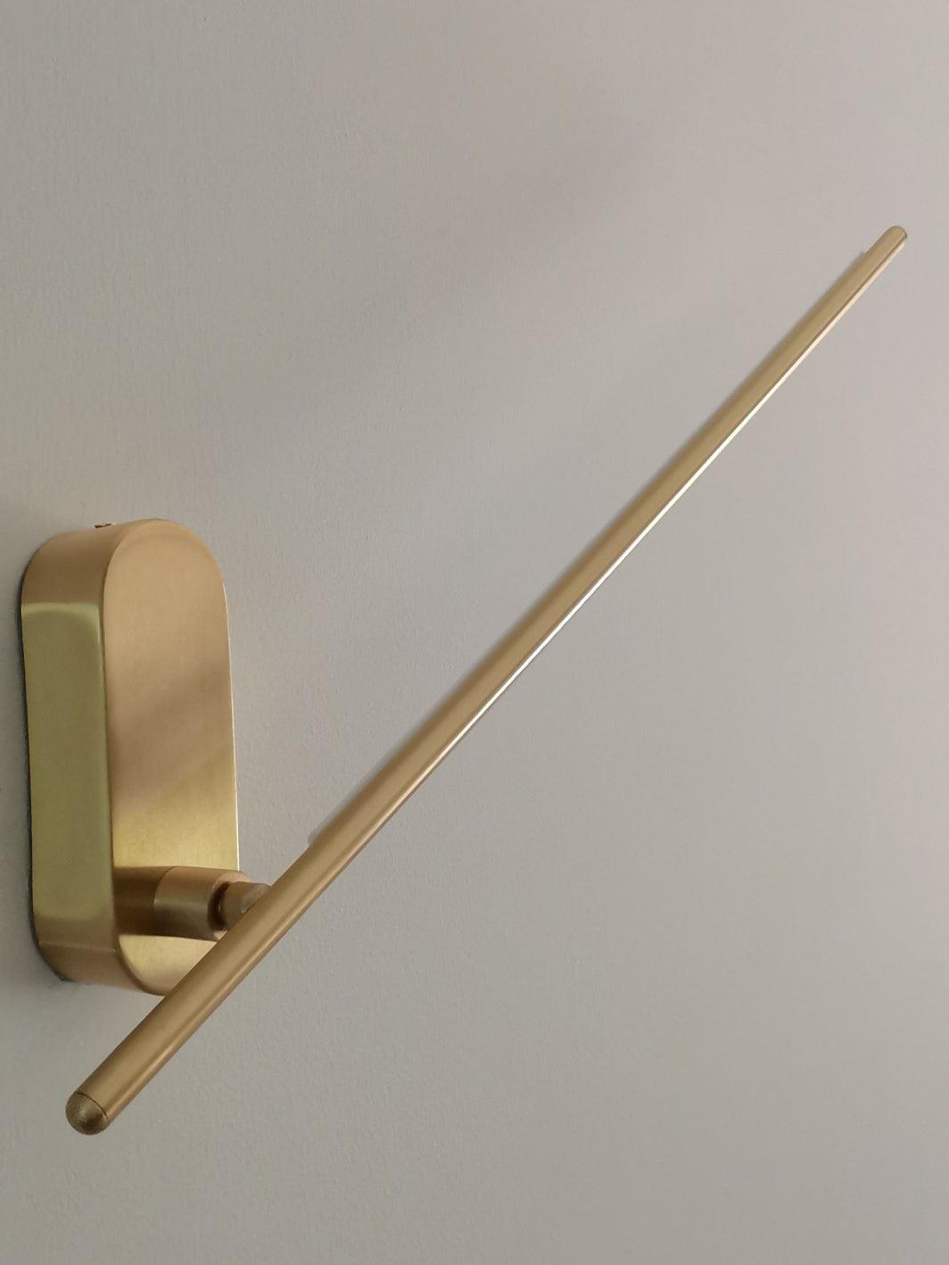Stick Shaped Plug In Sconce with Integrated LED Lighting