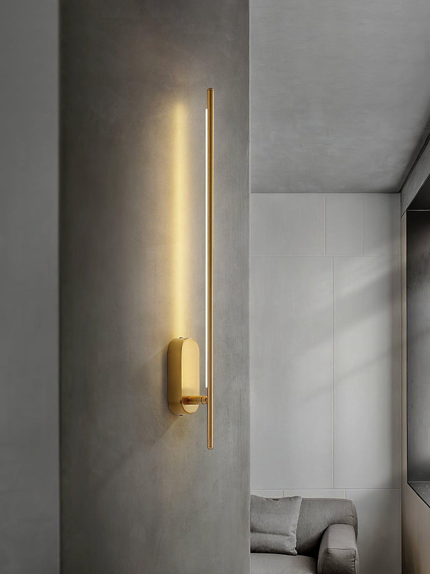 Stick Shaped Plug In Sconce with Integrated LED Lighting