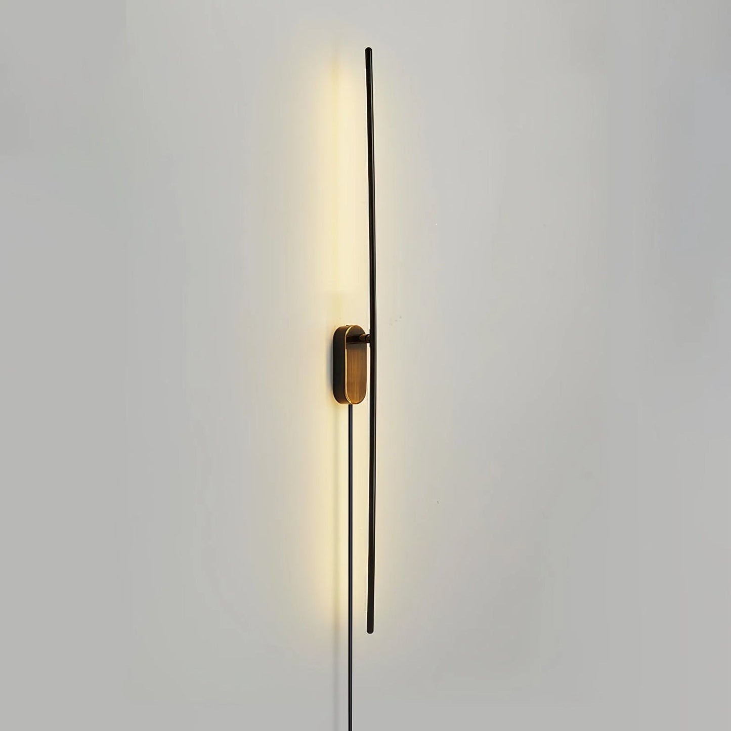 Stick Shaped Plug In Sconce with Integrated LED Lighting