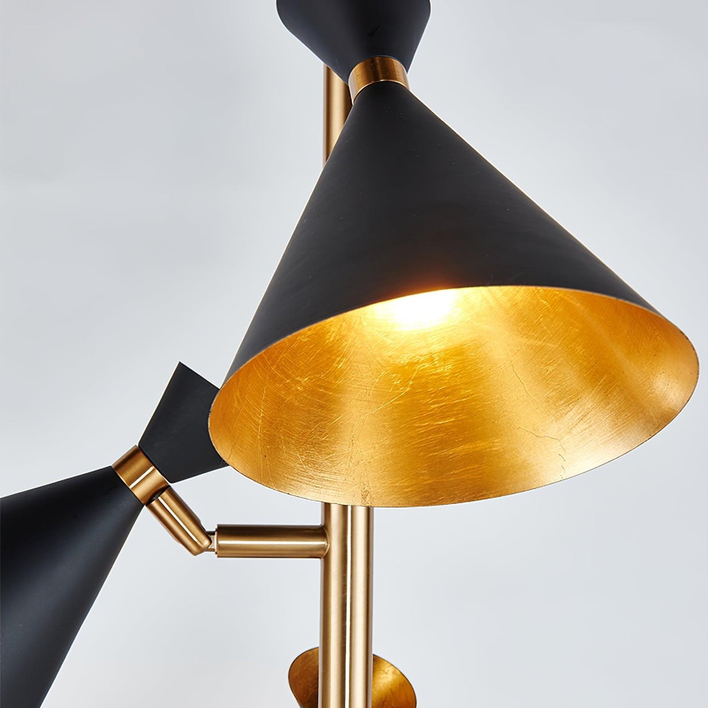 Stilnovo Adjustable Floor Lamp with LED and Gold Finish