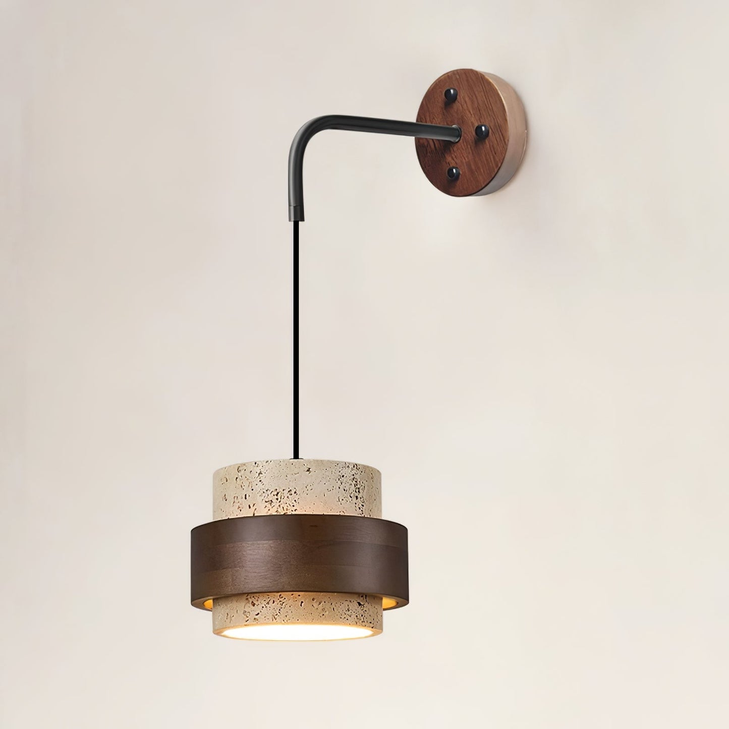 Stonova Travertine Wall Sconce LED Indoor Lighting Fixture