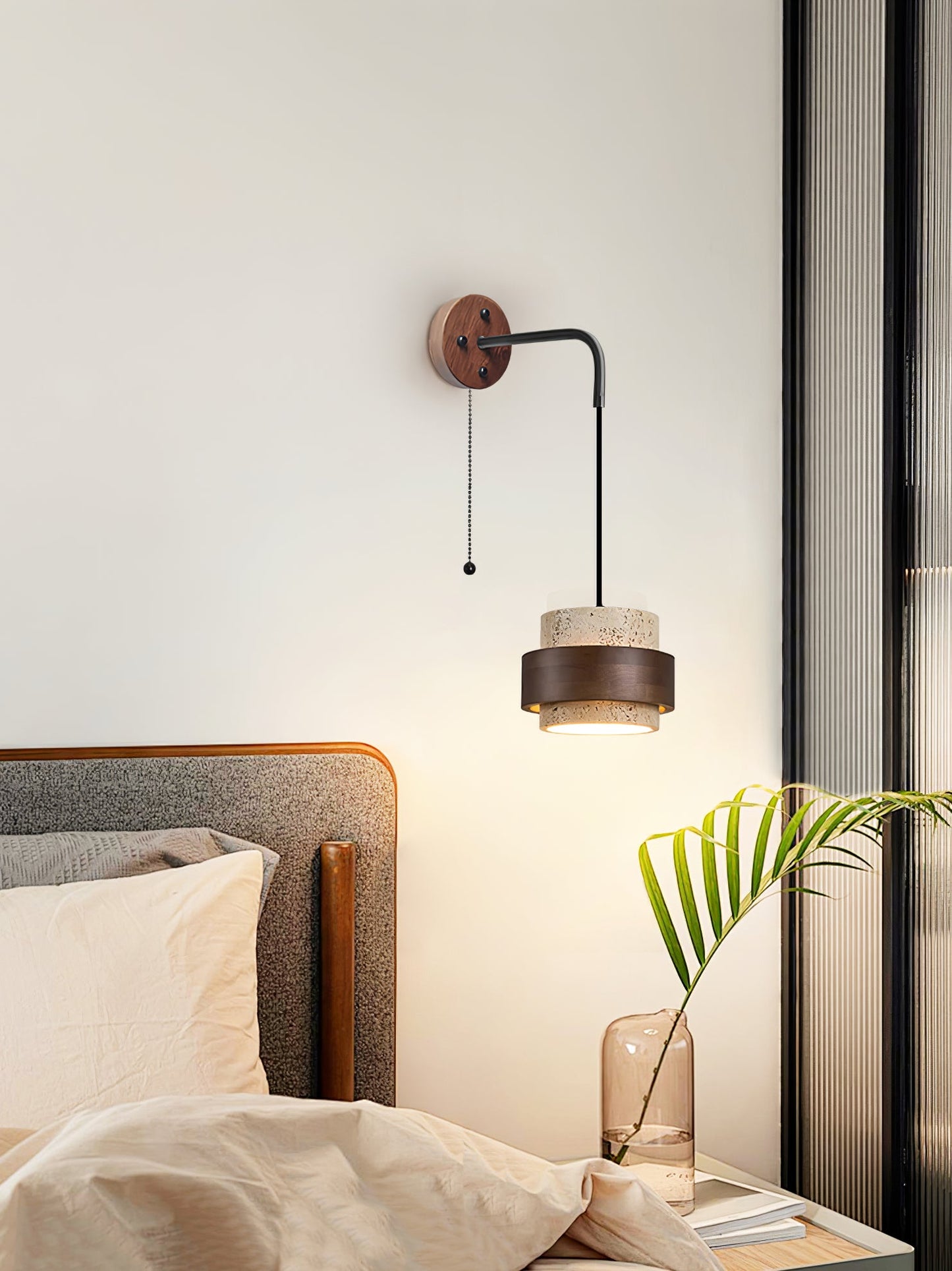 Stonova Travertine Wall Sconce LED Indoor Lighting Fixture