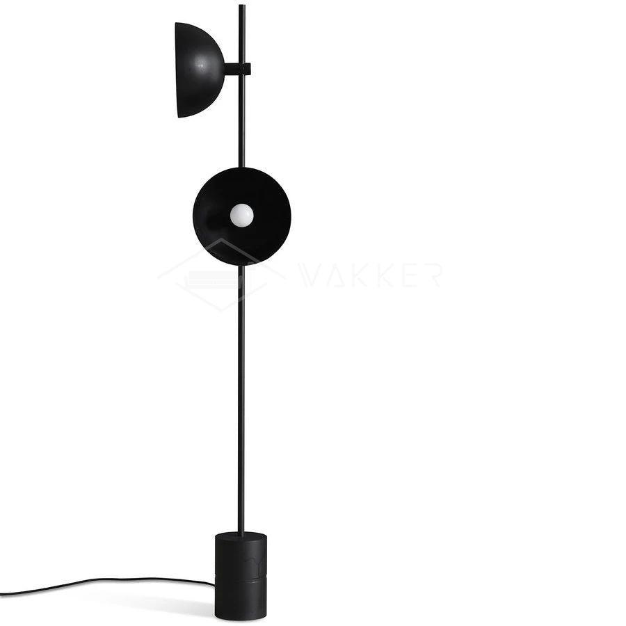 Studio Floor Lamp with LED, Black Metal, Indoor Lighting
