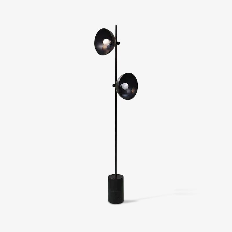 Studio Floor Lamp with LED, Black Metal, Indoor Lighting
