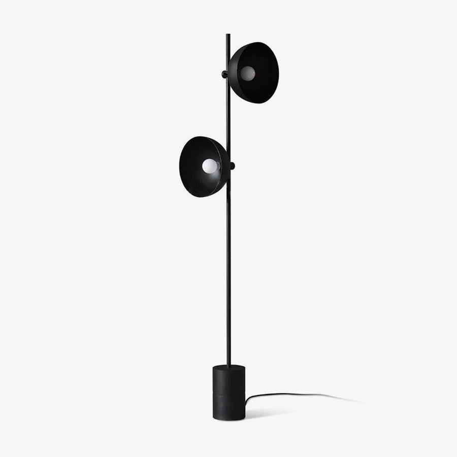 Studio Floor Lamp with LED, Black Metal, Indoor Lighting