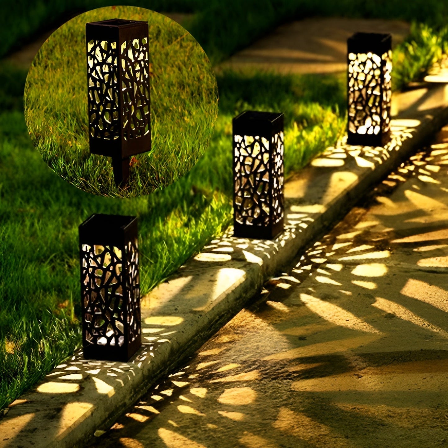 Sunbeam Solar Garden Lights – Easy Installation, Waterproof, Automatic Outdoor Lighting