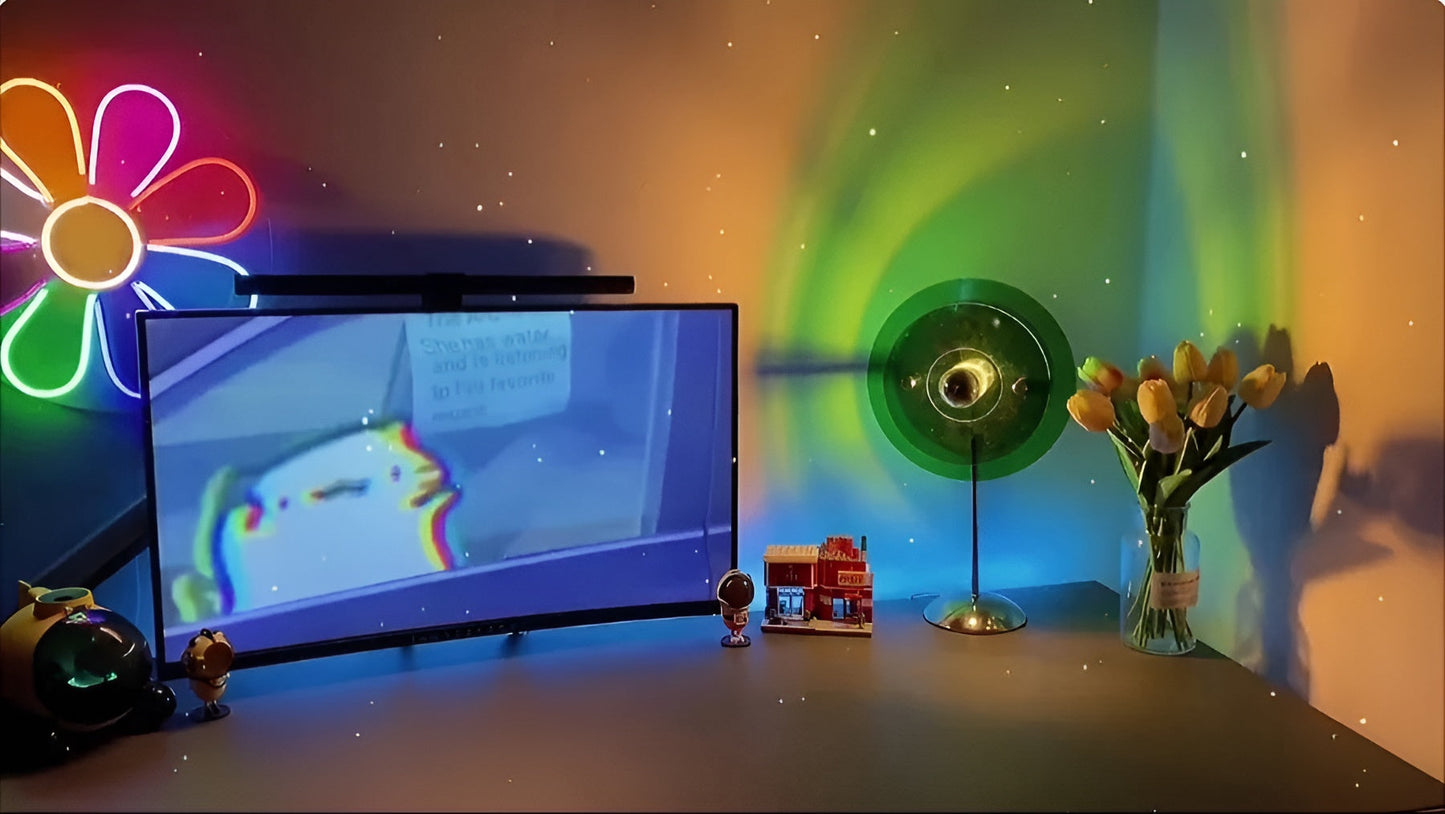 SunsetGlow Lamp - Create Soothing Evening Magic with LED