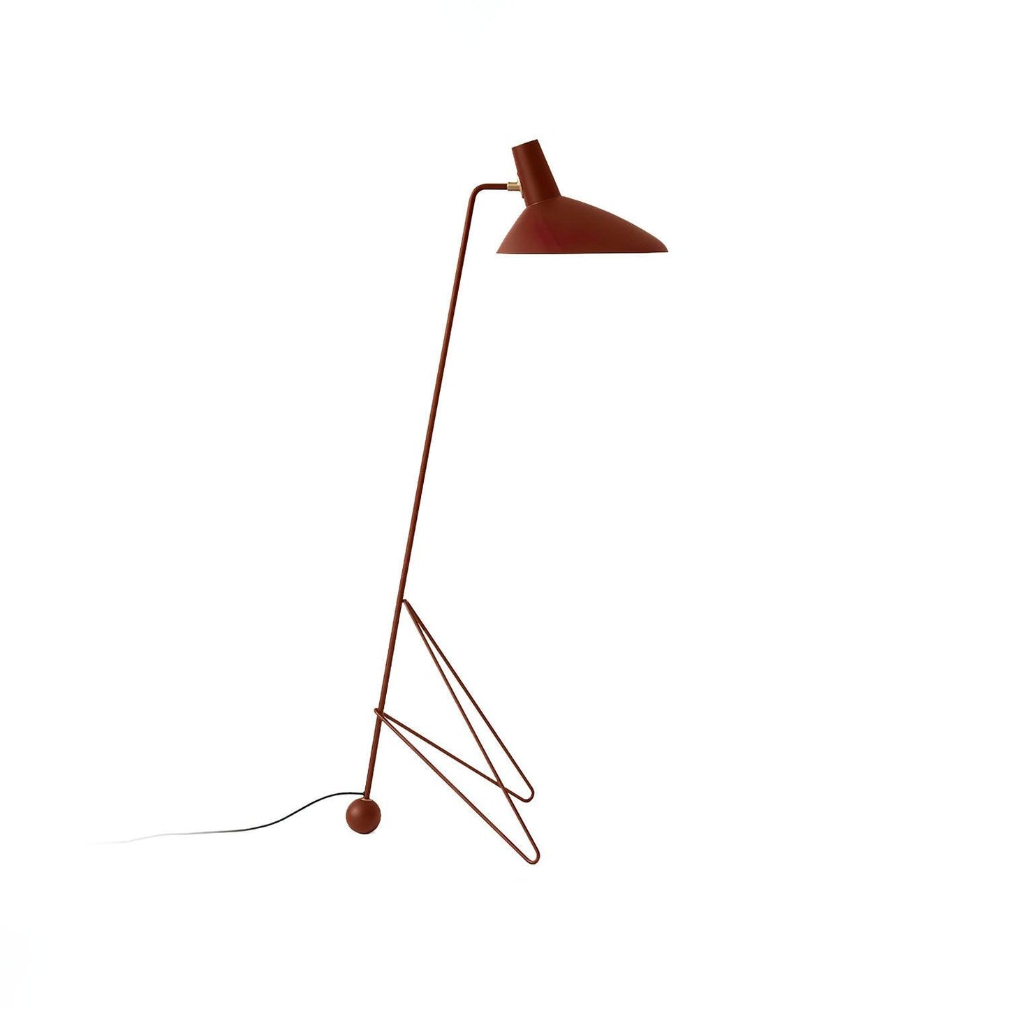 Svelte Noir Floor Lamp - Adjustable LED Lighting, Black Metal