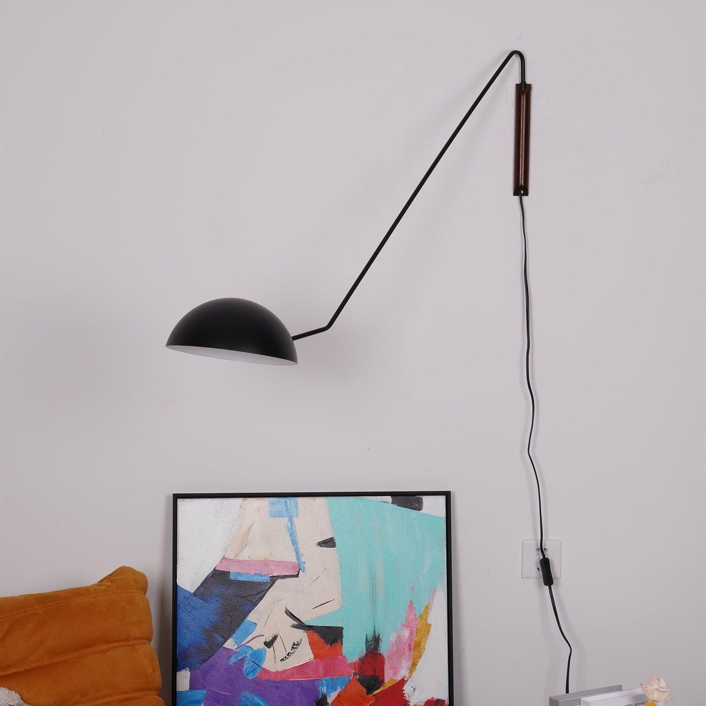 Swing Dome Wall Light - LED Indoor Reading Light Set of 2