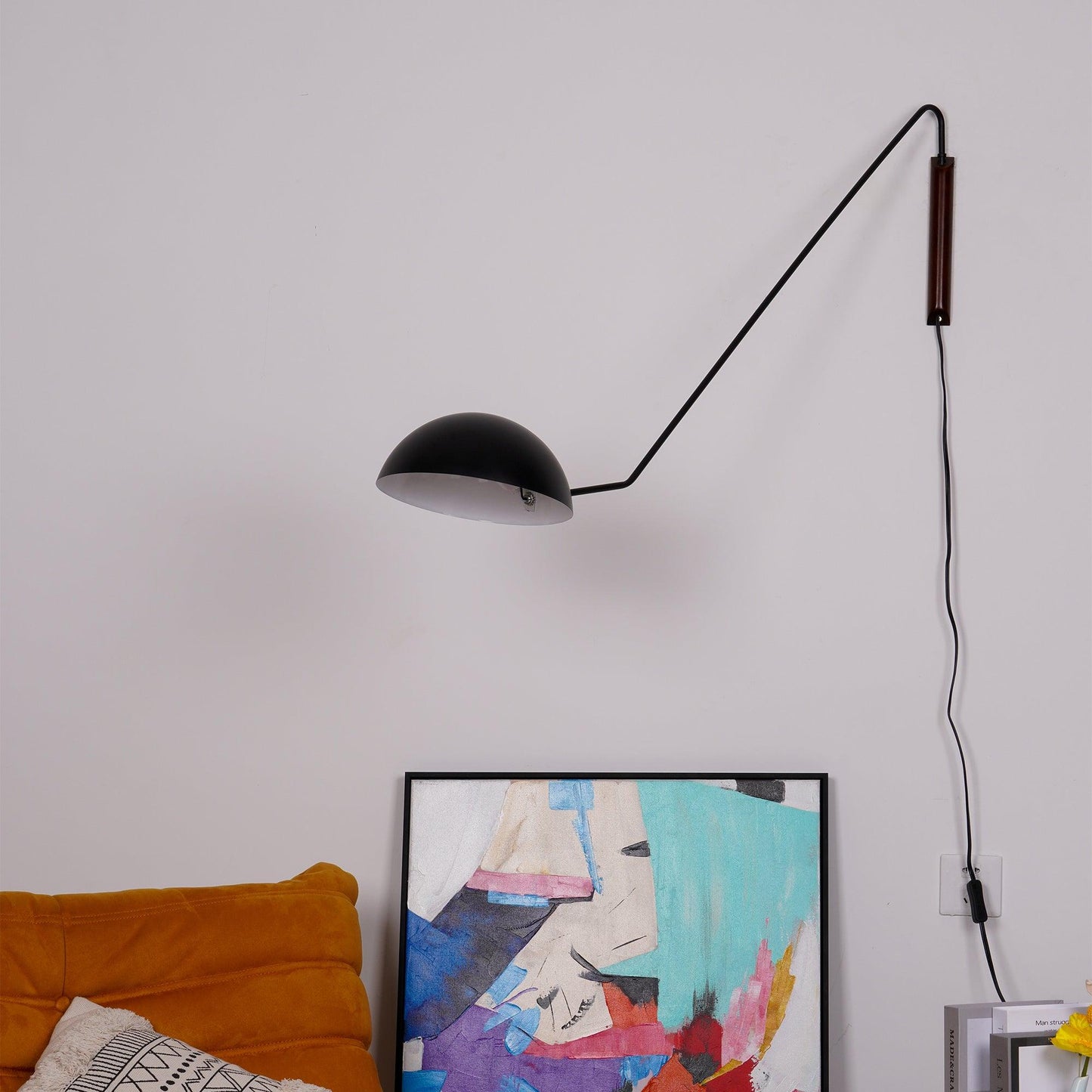 Swing Dome Wall Light - LED Indoor Reading Light Set of 2