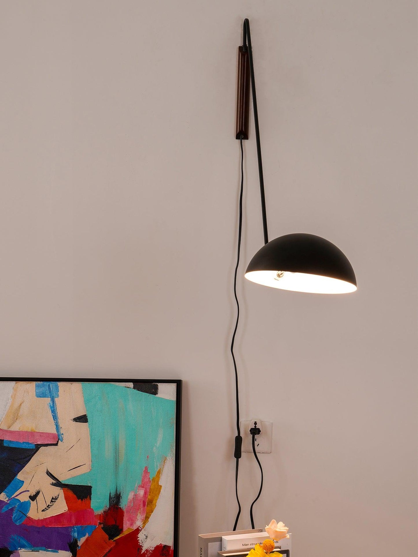 Swing Dome Wall Light - LED Indoor Reading Light Set of 2