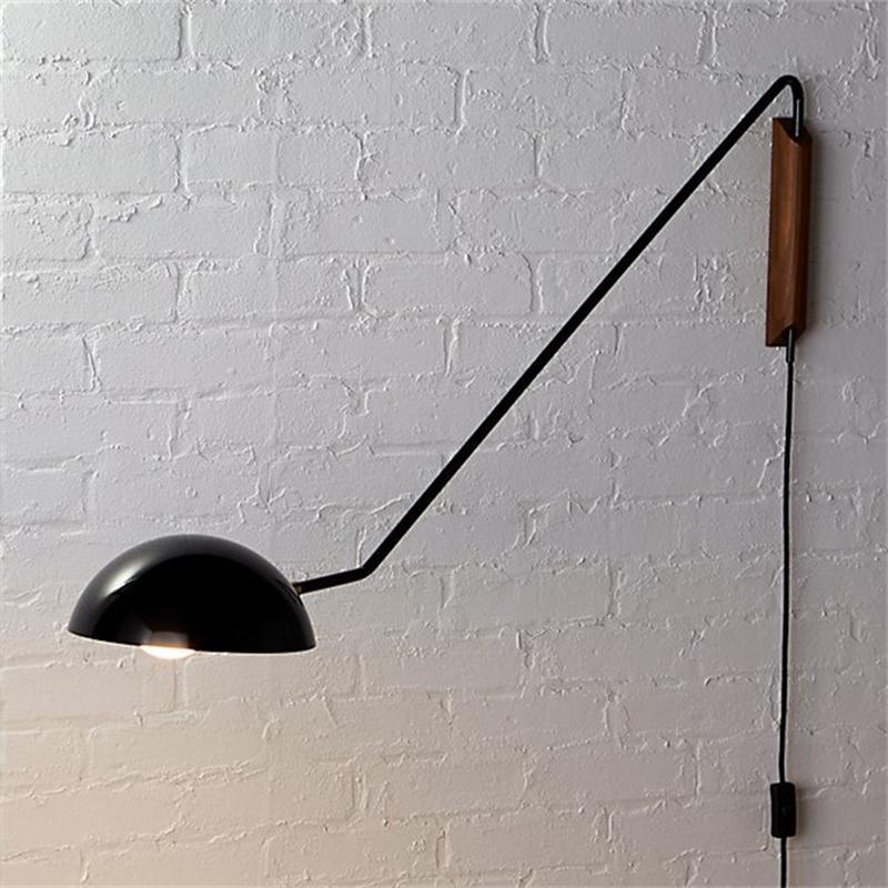 Swing Dome Wall Light - LED Indoor Reading Light Set of 2