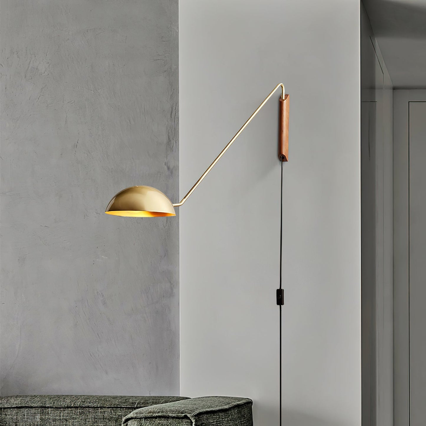 Swing Dome Wall Light - LED Indoor Reading Light Set of 2