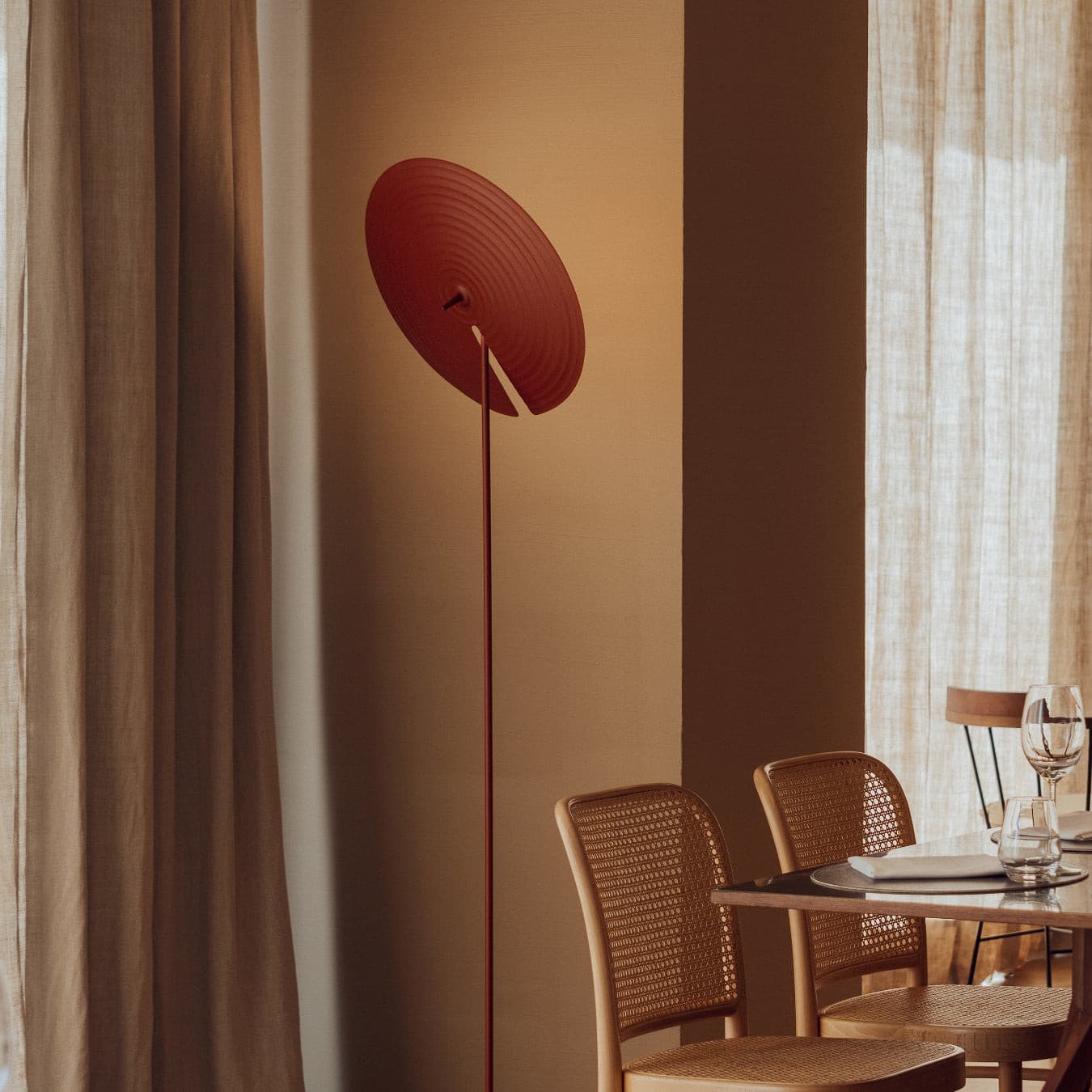 Symphony Floor Lamp LED Adjustable Shade Indoor Lighting