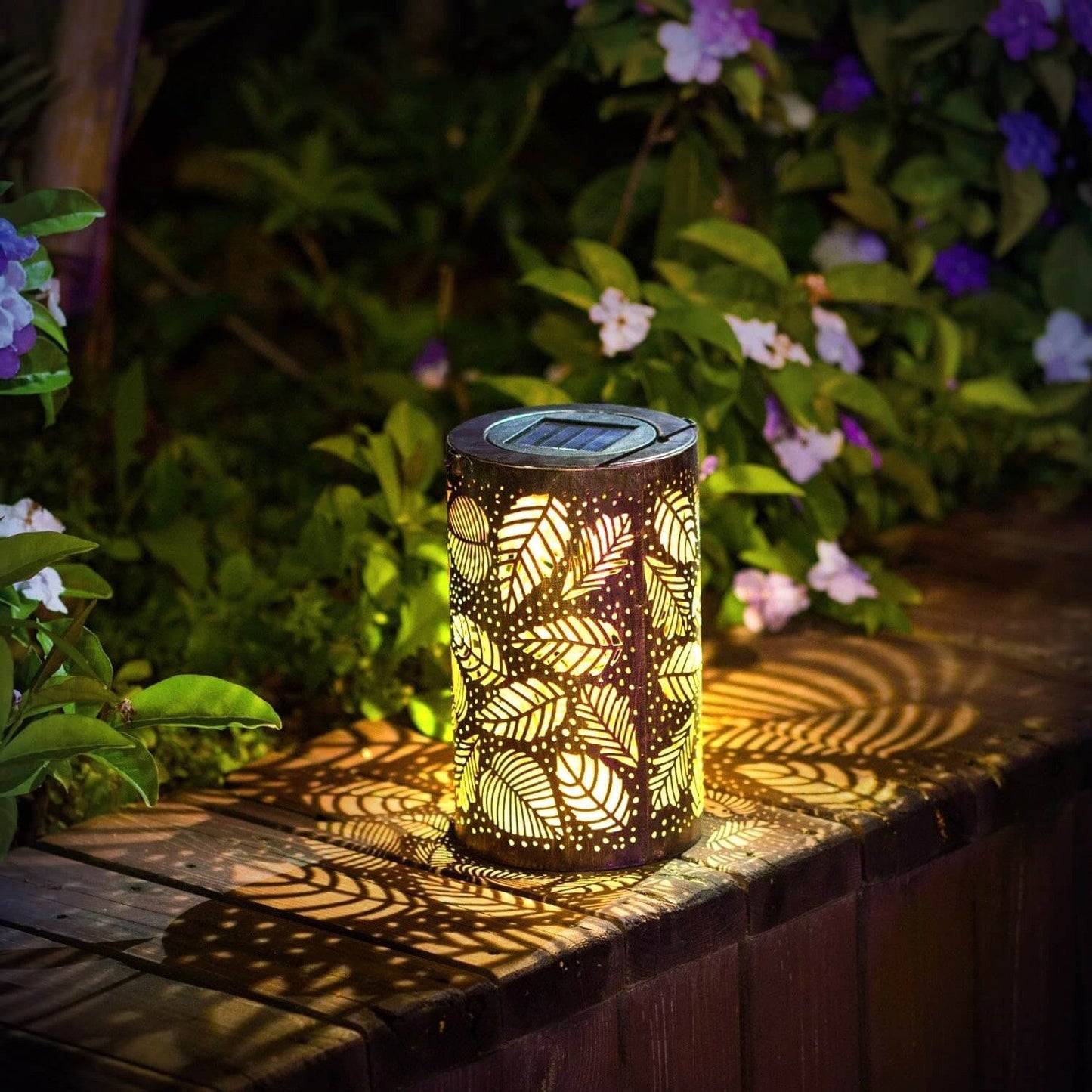 Luminous Leaf Lantern - Weather Resistant Garden Light