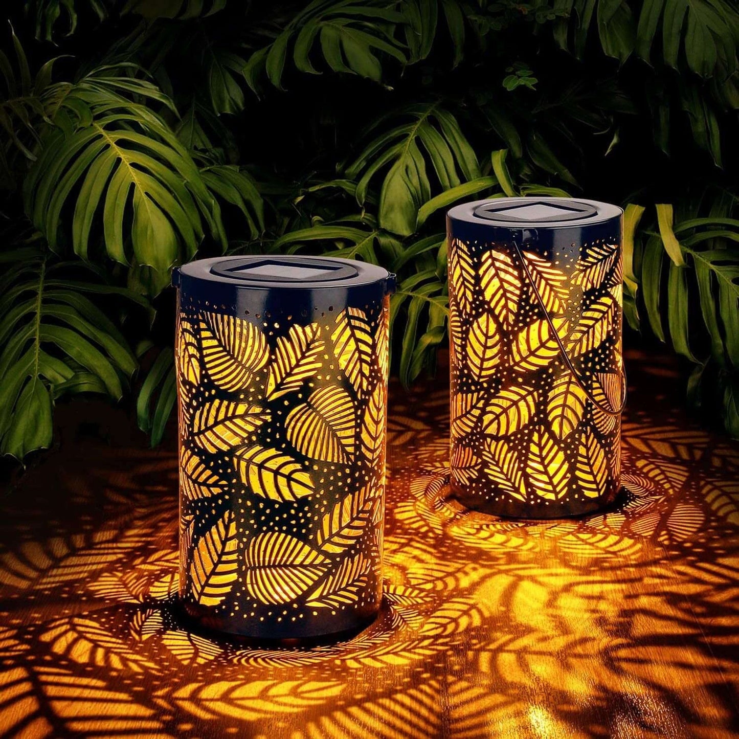 Luminous Leaf Lantern - Weather Resistant Garden Light