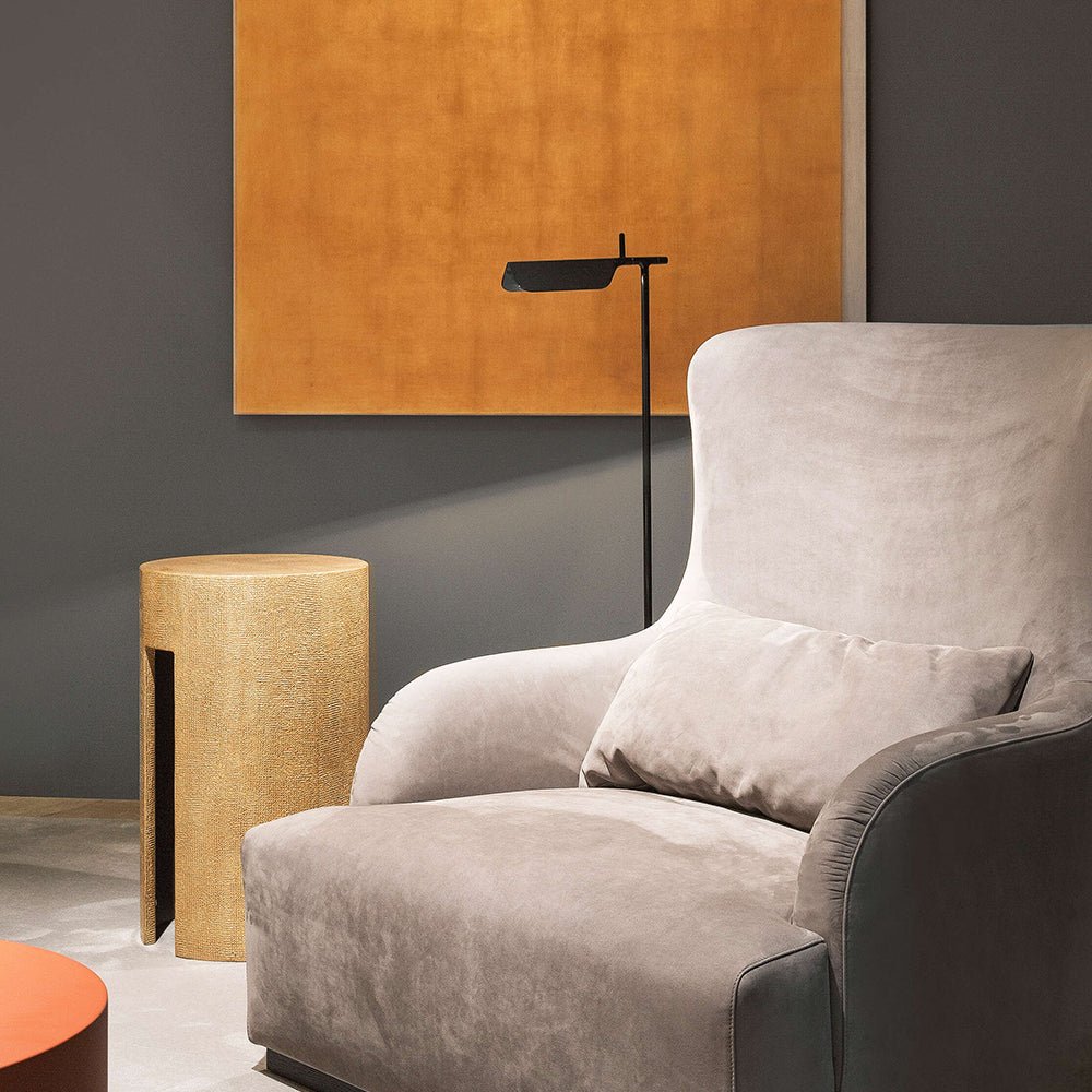 Pivot Ease Floor Lamp with Adjustable LED Light - Black