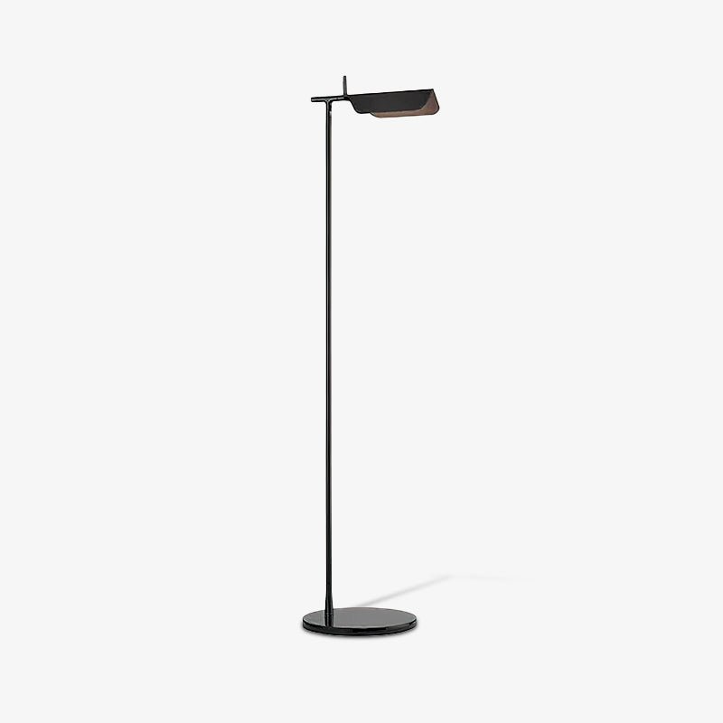 Pivot Ease Floor Lamp with Adjustable LED Light - Black