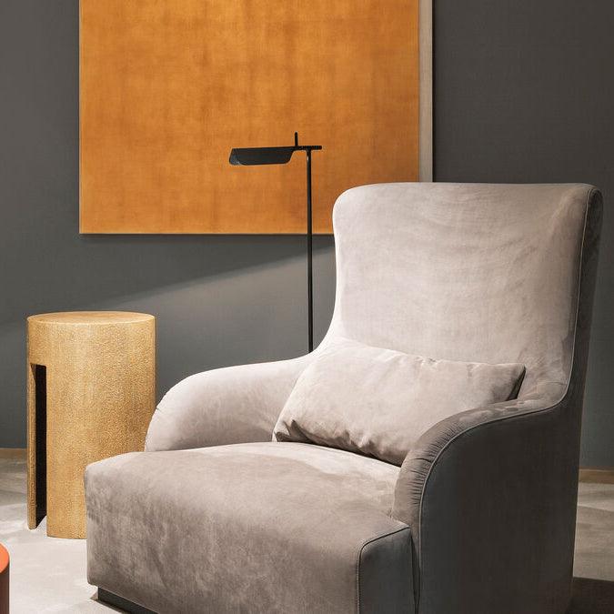 Pivot Ease Floor Lamp with Adjustable LED Light - Black