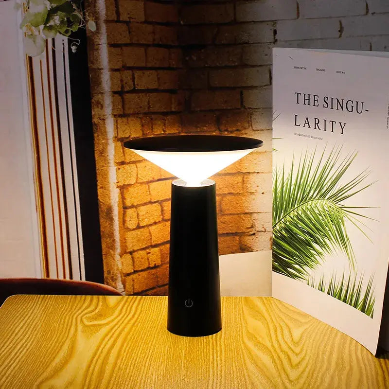 Wireless Table Lamp - Modern Design, Flexible Placement, Warm Light