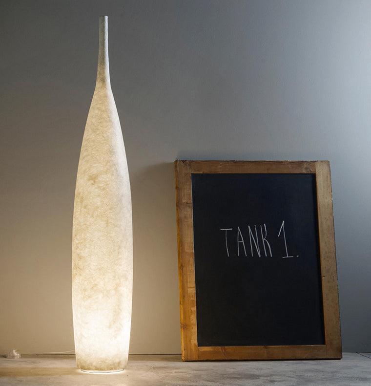 Tank 1 Floor Lamp - LED Indoor Lighting, Warm Light, Resin