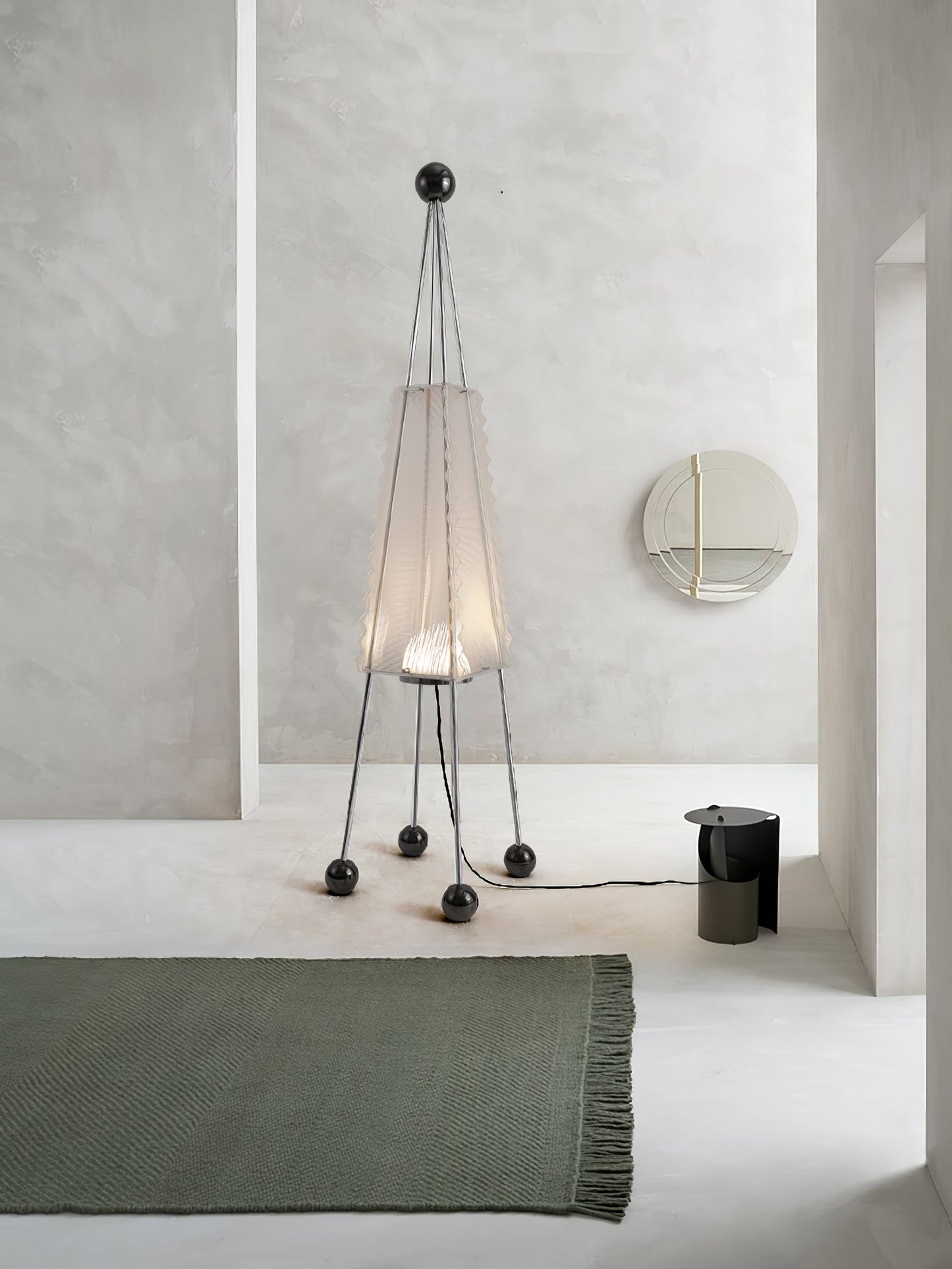 Tent Floor Lamp with LED Light – Indoor Camping Decor